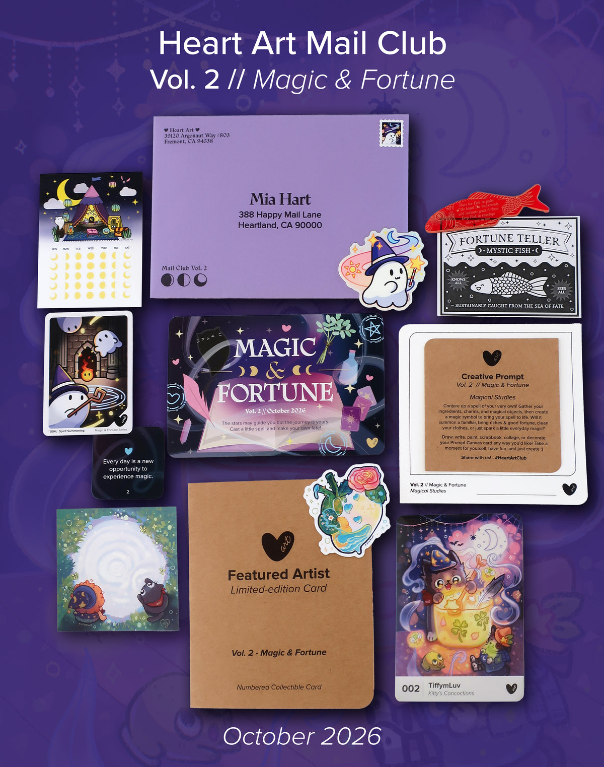 Volume 2 - October 2026 Mail Club - Magic & Fortune