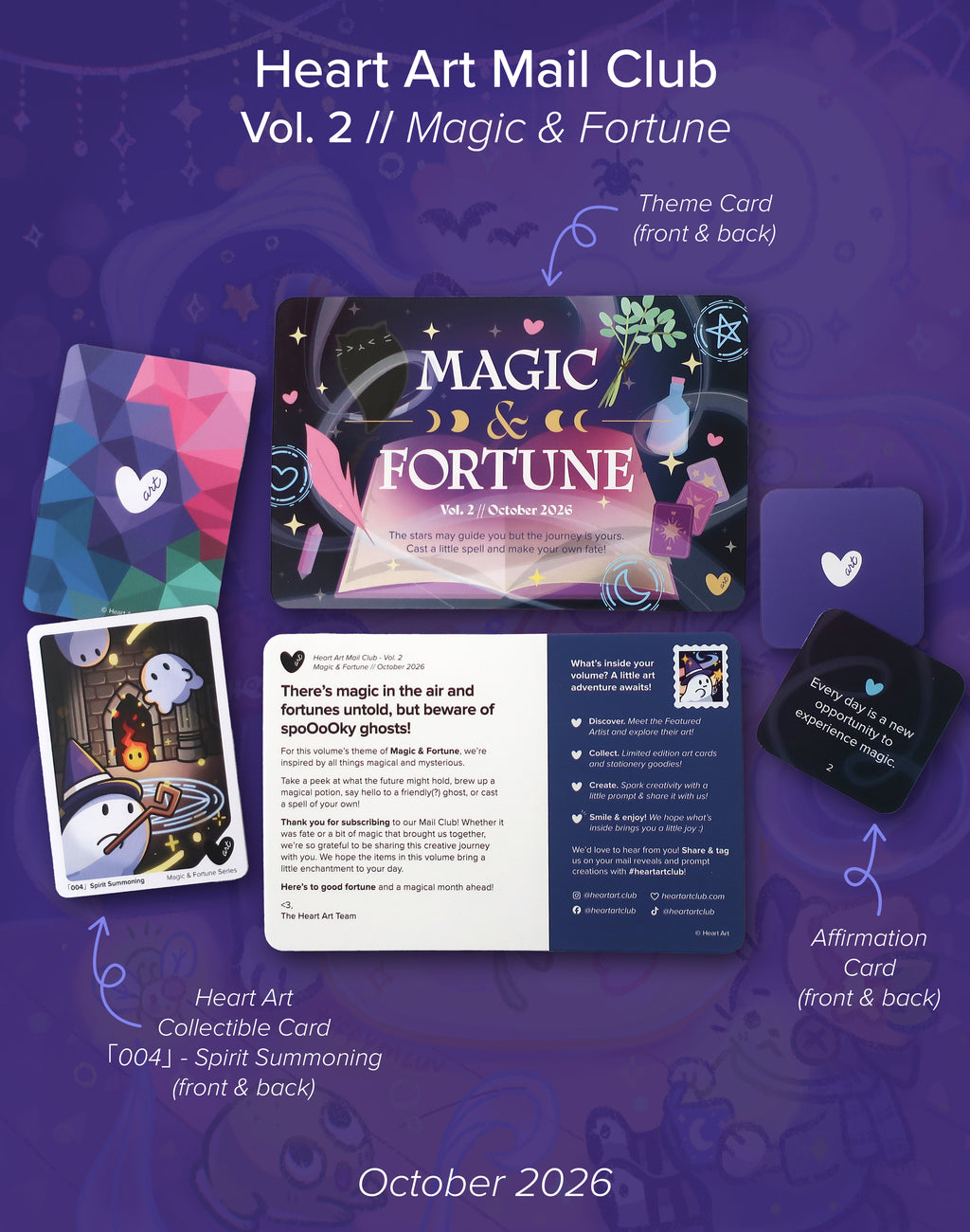 Volume 2 - October 2026 Mail Club - Magic & Fortune