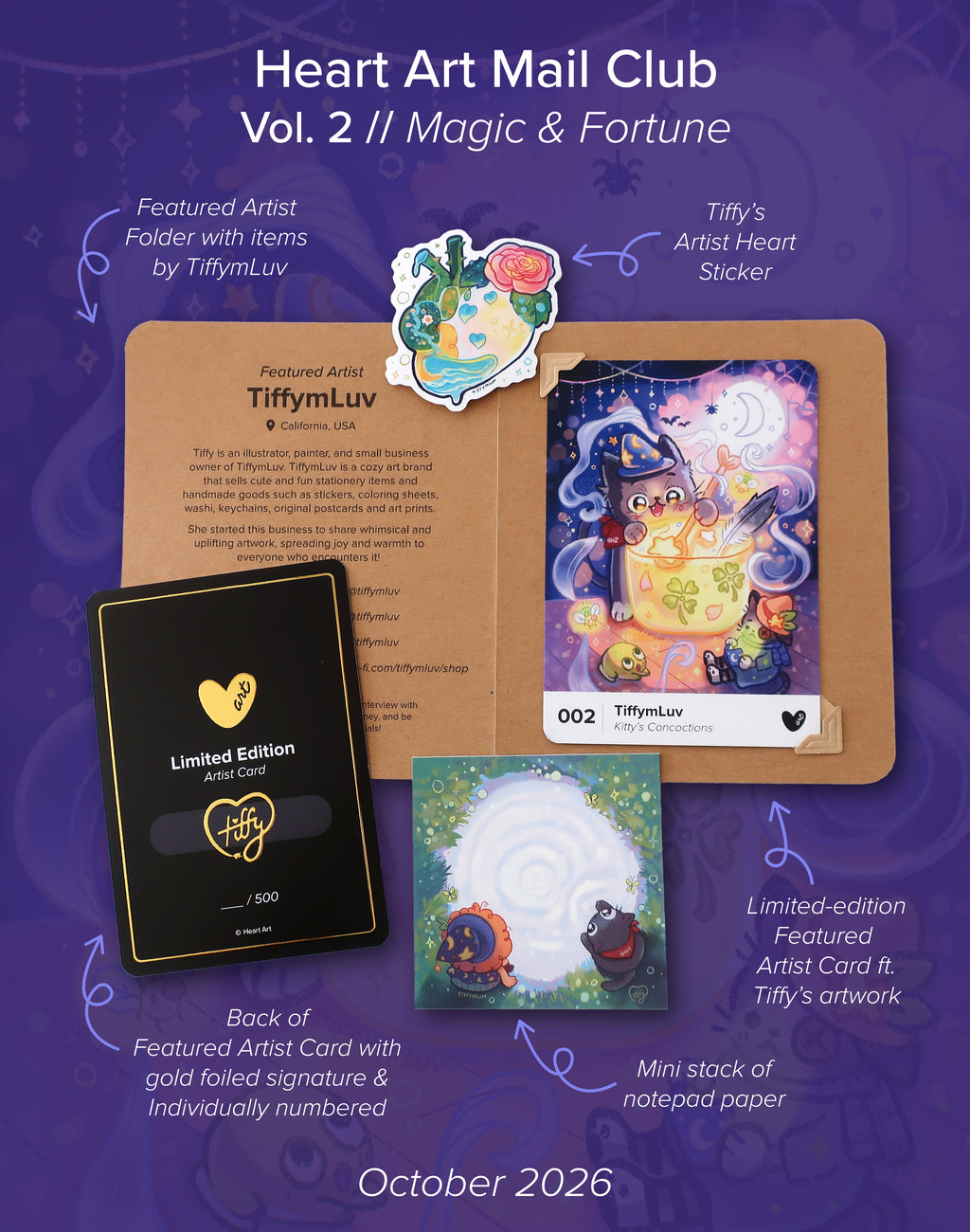 Volume 2 - October 2026 Mail Club - Magic & Fortune