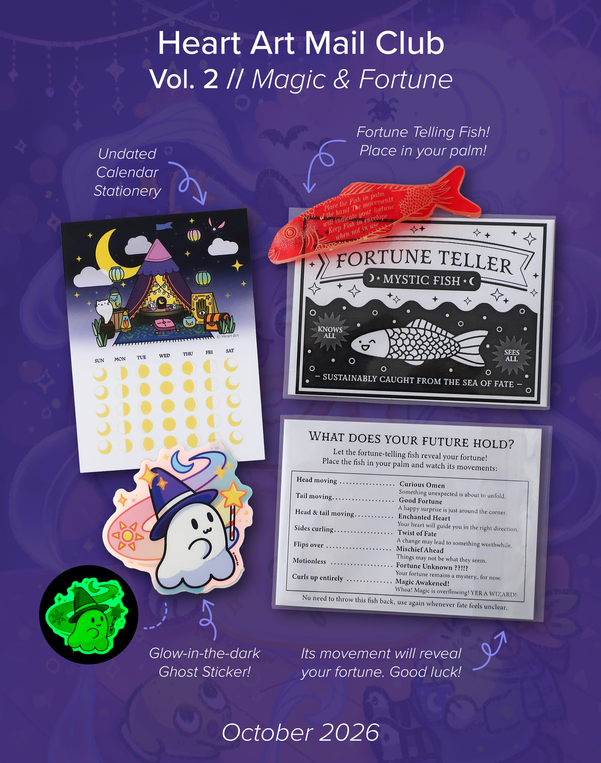 Volume 2 - October 2026 Mail Club - Magic & Fortune