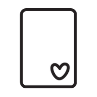 1x Heart Art Collectible Art Card illustrated by the <3 Art Team