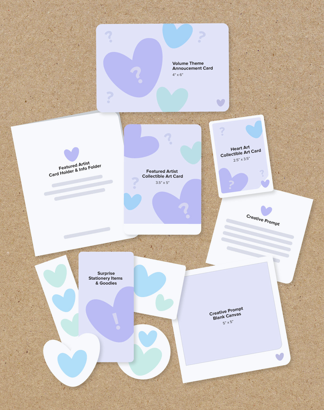 Heart Art's Monthly Mail Club